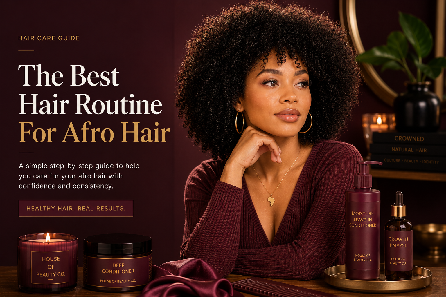 The Best Hair Routine For Afro Hair: A Simple Step-by-Step Guide