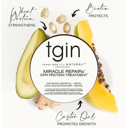 Tgin Miracle Repairx Curl Protein Reconstructor For Natural Hair Dry