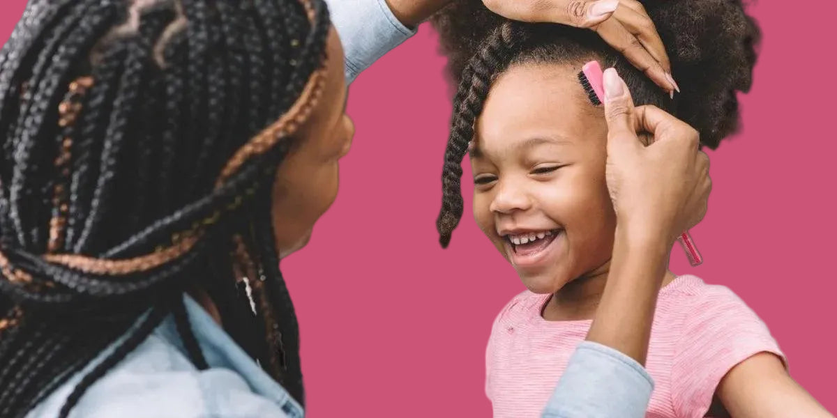 Afro hair styling, coils and twists