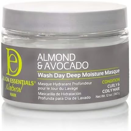 Design Essentials Almond & Avocado Wash Day Deep Moisture Masque 12oz