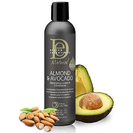 Design Essentials Almond and Avocado Moisturizing and Detangling Leave In Conditioner 8 Ounces